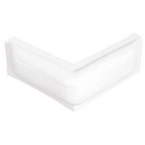 Купить Majoni PB360101 Jetty Угловое крыло Бесцветный White 31 x 10 x 7 cm 7ft.ru в интернет магазине Семь Футов
