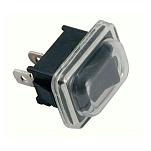 Euromarine 000668 On-Off 10A 12V Водонепроницаемый кулисный переключатель Black