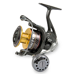 Lineaeffe 1230555 Vortex Спиннинговая Катушка Серый Black / Gold 50 