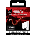 DAM SVS66508 Spezi Worms Связанные Крючки  Black 8