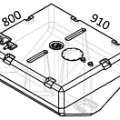 Diesel fuel tank 234 l, 52.031.10
