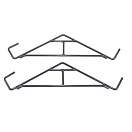 Купить Mjoelner hunting 10323001581 крючок Gambrel  Grey  Охота 7ft.ru в интернет магазине Семь Футов