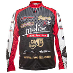 Molix PSPTLS-BK-4XL Футболка с длинным рукавом Pro Tournament Красный Black 4XL