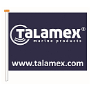 Купить Talamex 27302301 Flag Голубой  Blue 100 x 150 cm  7ft.ru в интернет магазине Семь Футов