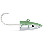 Fiiish CSE221 Crazy Sand Eel Offshore Джиг-голова 2 единицы измерения Серебристый Pearl Green 20 g 