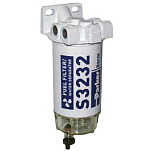 Parker racor 62-660RRAC01 Gasoline Spin On Series Fuel Water Separator Белая Outboard 90 GPH 
