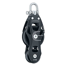 Купить Harken 6262 Element Fiddle Swivel Block 60 mm Черный  Black / Silver 7ft.ru в интернет магазине Семь Футов