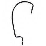 Asari A020NOS-5/0 Inboard Carolina Pro Техасский Крюк Серебристый Black Nickel 5/0