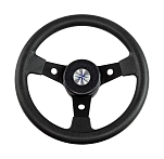 Рулевое колесо DELFINO обод и спицы черные д. 310 мм Volanti Luisi VN70104-01