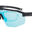 Спортивные очки с диоптриями GOG Argo / Matt Metallic Navy Blue-Black  / White-Blue Lens, rx-e506-4r