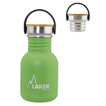 Laken BSB35VE Бутылка из нержавеющей стали Basic Steel Бамбук Зеленый Green