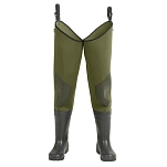 Garbolino gopbp2177-4243l Неопреновые болотные сапоги Hydratek Addiction Thigh Green 50x40x20 EU 42-43