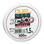 Duel 583394 H.D. Carbon Pro 100 S Fluorocarbon 100 M Белая 0.410 mm 