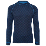 Thermowave XTRM411-691-L Базовый слой с длинным рукавом Merino Xtreme XTRM411 Голубой Storm / Topaz L