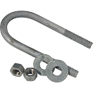 Купить Tiedown engineering 241-86226 Zinc Plated Square U-Bolt Round Серебристый 1/2 x 3-1/16 x 6-11/16´´  7ft.ru в интернет магазине Семь Футов