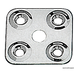 Пластина из нержавеющей стали для зажатия ремня 40 x 40 мм, Osculati 06.709.01