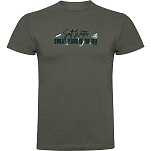 Kruskis CA65500338C078 Футболка с коротким рукавом Sweat Tears Зеленый Dark Army Green L
