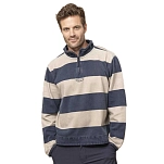 Sea ranch 24-7-085-4120-3XL Толстовка с полумолниеймолнией Bertram Navy / Lilas / Grey Melange 3XL