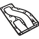 Прокладка выхлопного коллектора Suzuki DT40, Omax 1415194411_OM