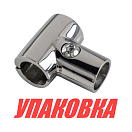 Тройник леера разборный, 7/8(22 мм), 90 град (упаковка из 10 шт.) Homer 009918_pkg_10