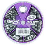 Ragot RG5521001 Split Shot XL Ассортимент свинца Бесцветный Green 0.36-0.48-0.77-0.94-1.23-1.80 g 