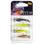 Fox rage NMC058-UNIT Мягкий приманка Rage Micro Spikey Fry Mix UV 3g 40 mm Multicolour