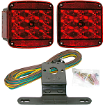 Anderson marine 177-V941 LED Под 80´´ Задний Трейлер Свет Комплект Красный