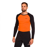 Trangoworld PC009576-1C1-L Базовый слой с длинным рукавом Clarac Оранжевый Orange / Black L