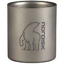 Купить Nordisk 119010 Титановая кружка с двойными стенками 220ml Серый Grey 7ft.ru в интернет магазине Семь Футов