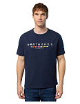 North sails 692863-0802-M Футболка с коротким рукавом Print Голубой Navy Blue M
