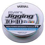 Varivas LVJ30060 Avani Jigging 10x10 M линия Зеленый  Green 0.370 mm 