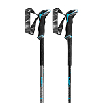 Leki 65221801-100-135 Makalu Lite AS Поляки Серебристый Black / Dark Anthracite / Petrol 100-135 cm