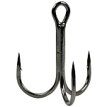 Gamakatsu 149381-00400-00000-00 18 Тройной Крючок Серый  Black 4 