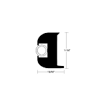 Ancor 639-402312 зажим для кабеля 25 Единицы Black 11x8x8 7.93 mm