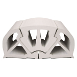 Tessilmare 6566124 Бампер 2 m Рельс из ПВХ Серебристый White 160 mm 