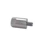 Enrico polipodio 2626700 2GM-3GM-2QM-3QM-YSB 8-12-YSM 8-12 M8 8-12HP Цинковый стержень Анод  Silver 40 x 20 mm 