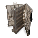 Купить Lineaeffe 6631201 Ящик для рыбалки с секциями Double Covers Серый Grey 36 x 22 x 7 cm  7ft.ru в интернет магазине Семь Футов