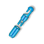 Stonfo S2-1/AZUL Apicale Superone разъем Голубой  Blue
