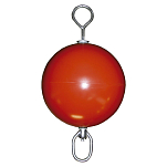 Talamex 79400201 Швартовый буй PE Заполненный шорт Красный Orange 40 x 80 cm 