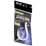 M&W International AZMWHSW30 Hercules II HS-W Вспомогательный крючок Серебристый 3/0 