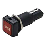 Fultyme rv 590-3025 SQ Держатель предохранителя для монтажа на панели Серебристый Black
