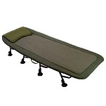 Carp spirit ACS520061 Раскладушка для Карпфишинга Magnum XL-8 Evo Brown / Green 220 x 105 x 37-47 cm