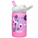 Купить Camelbak 2665601035 Eddy+ Kids бутылка 350ml Розовый  Flowerchild Sloth 7ft.ru в интернет магазине Семь Футов