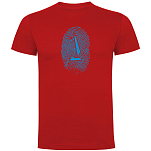 Kruskis CA65500460S198 Футболка с коротким рукавом Sailor Fingerprint Красный Red XL
