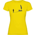 Kruskis 11502302ms260 Футболка с коротким рукавом Sail Shadow Yellow 30x25x2