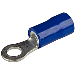 Seachoice 50-60661 Кольцевая клемма с виниловой изоляцией Голубой Blue 4.7 mm-100 Pcs 