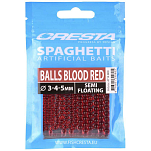 Cresta 4714-800 Spaghetti Balls Искусственные наживки Коричневый Blood Red