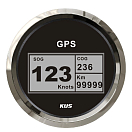 KUS 33454 Цифровой спидометр с GPS / 85 мм / нержавеющая сталь