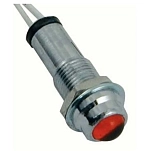 Euromarine 672 Круглый красный индикатор Grey 11 mm