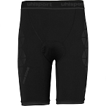Uhlsport 100564002-S Непростеганный черный базовый слой с коротким рукавом Bionikframe Черный Black S